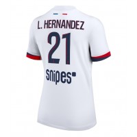 Paris Saint-Germain Lucas Hernandez #21 Vonkajší Ženy futbalový dres 2025-26 Krátky Rukáv